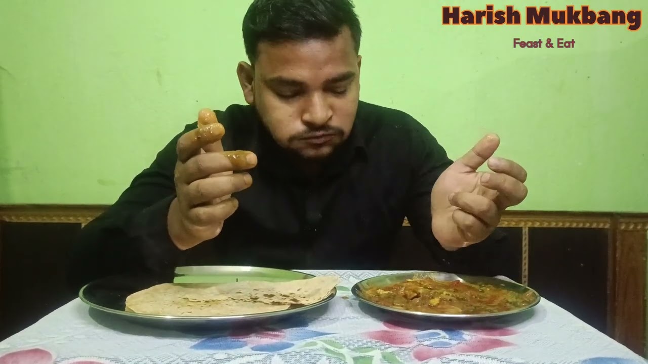 Spicy Anda Curry With Roti Mukbang 😋 | Village Style Egg Curry Eating