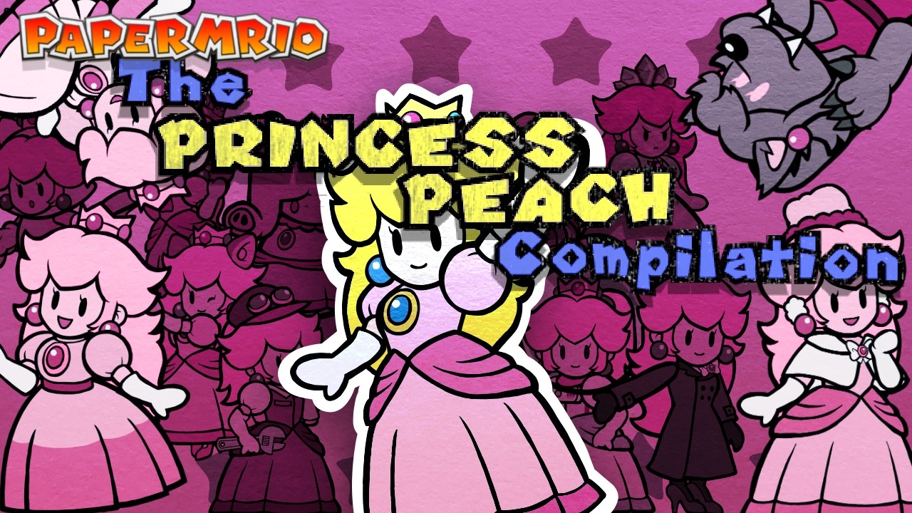 The Princess Peach Compilation | Paper Mario Stop-Motion Compilation