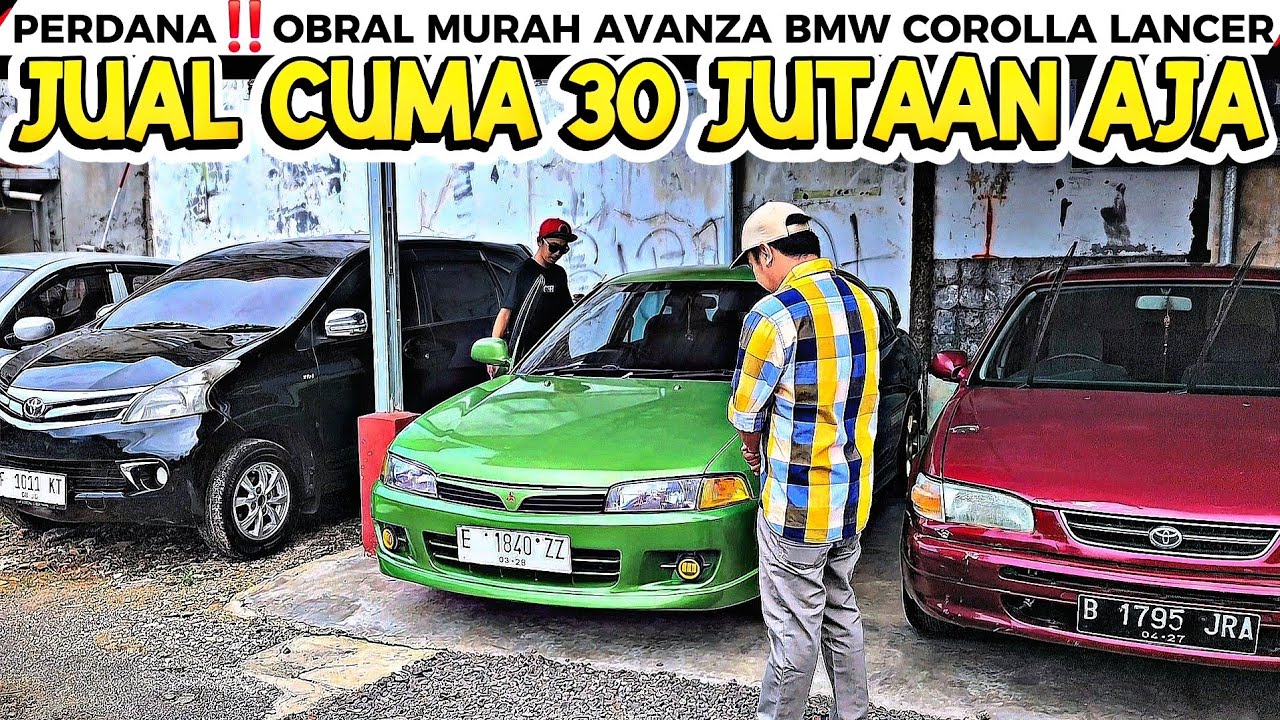 Murah murah nih‼️Jual 30 Jutaan aja mobil bekas Lancer Corolla Avanza BMW Kondisi Rapih 