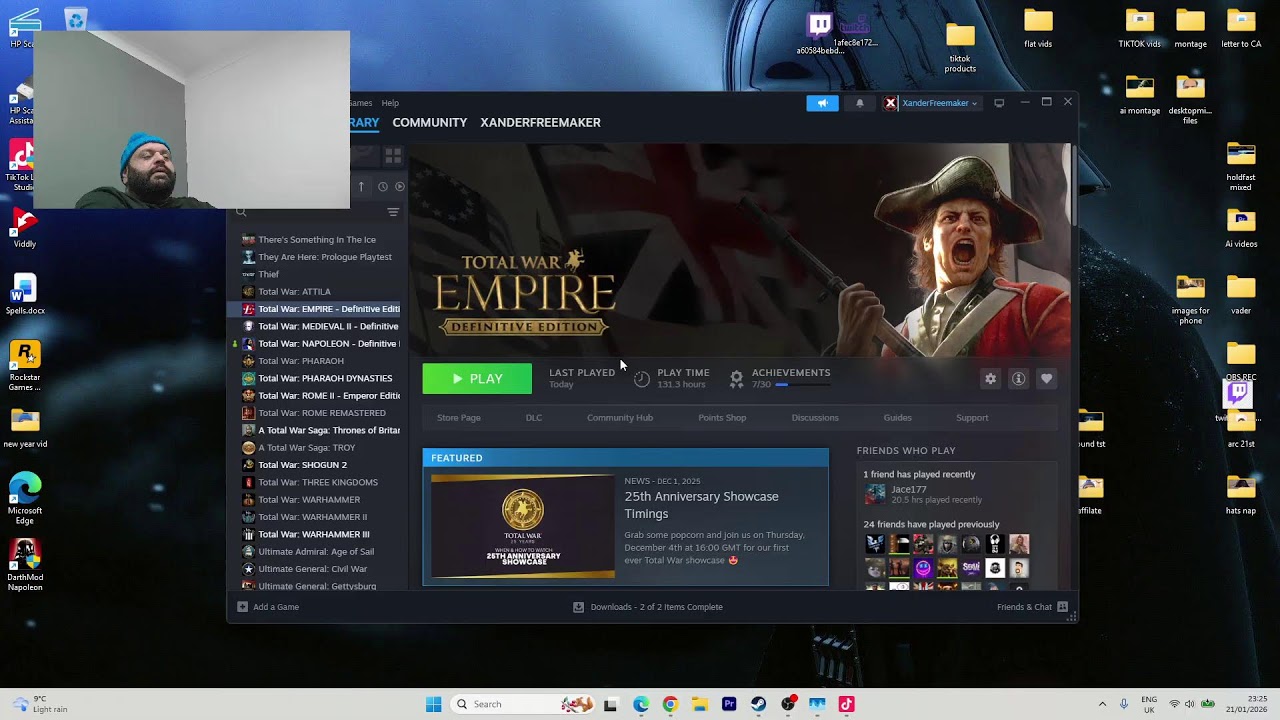 EMPIRE TOTAL WAR - BRITISH FACTION - LIVE STREAM - 21/01/2026