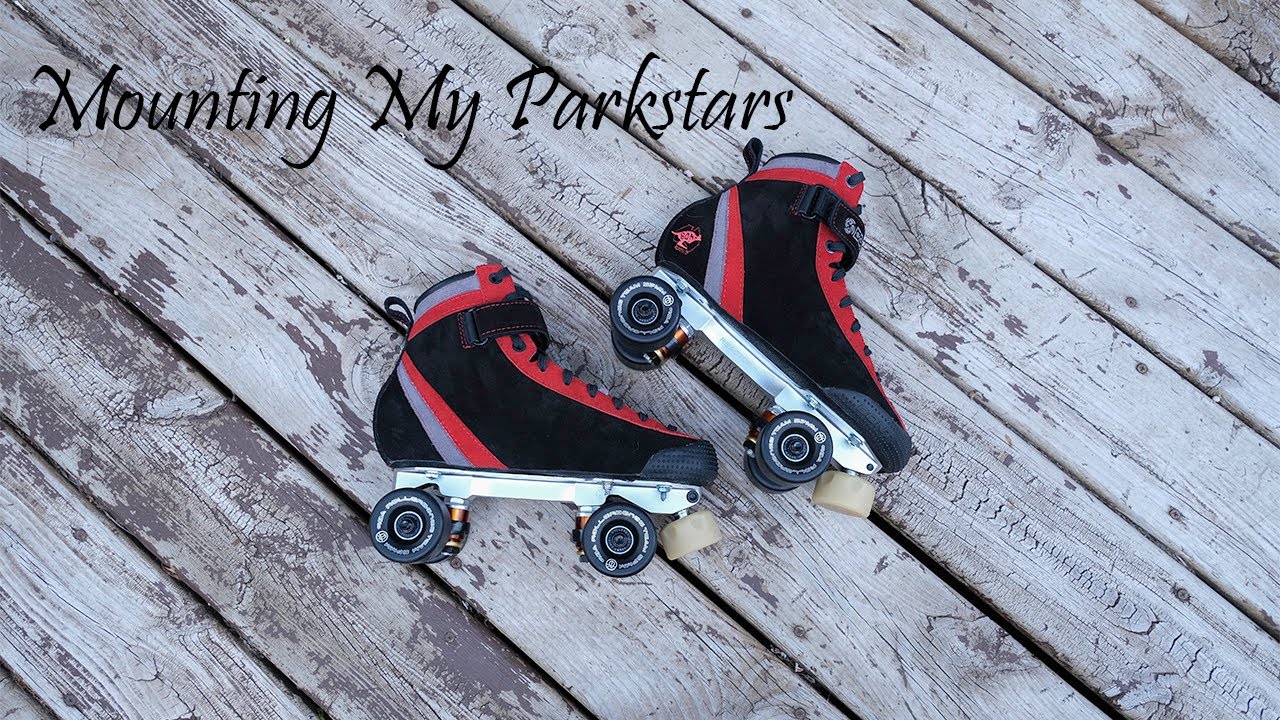 First Time Mounting Rollerskates | Mounting My Bont Parkstars