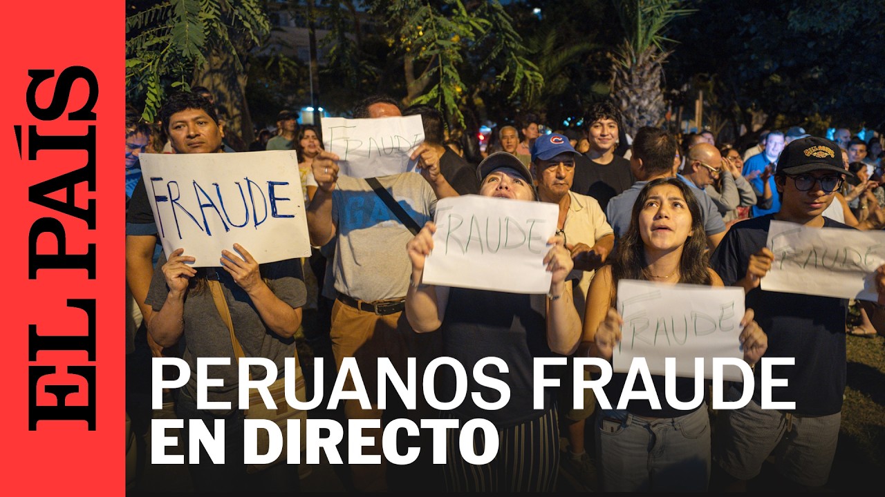 DIRECTO | ELECCIONES PER&Uacute;:Protesta en lima, acusn fraude electoral | ELPA&Iacute;S