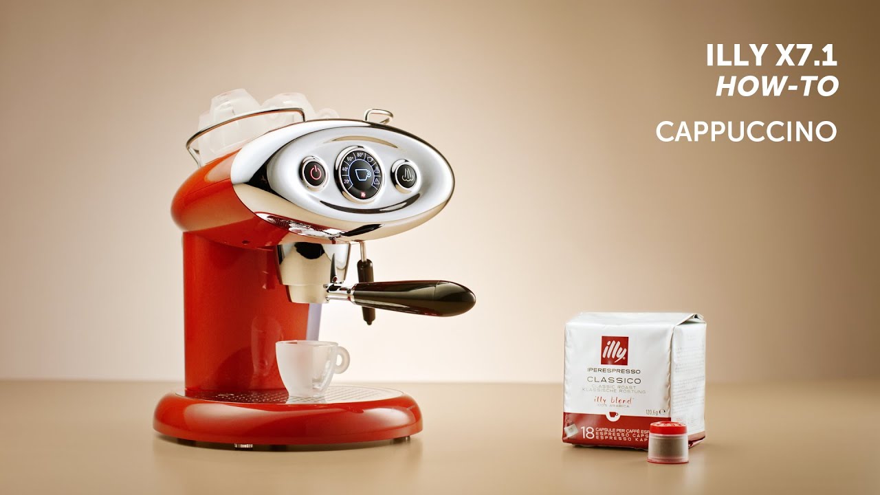 How to make cappuccino with your illy X7.1 coffee machine
