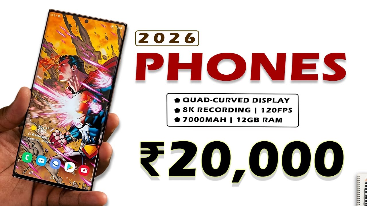 1.5K OLED + 7000mAh  | Top 5 Best Smartphone Under 20000 in 2026| 12GB+256GB | Bets mobile under 20K
