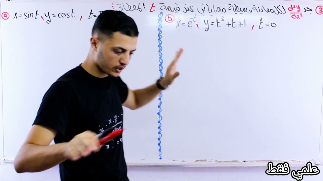 علمي فقط 2006 | الاشتقاق الضمني | الدرس الرابع |المشتقة الثانية للمعادلات الوسيطية |