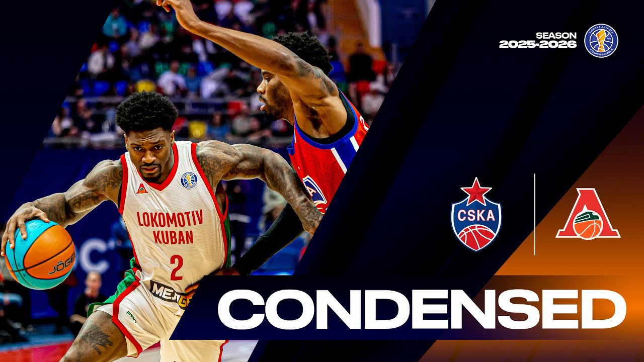 CSKA vs Lokomotiv Kuban Condensed Game November, 1 | Season 2025-26