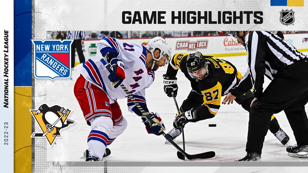 Rangers @ Penguins 3/12 | NHL Highlights 2023