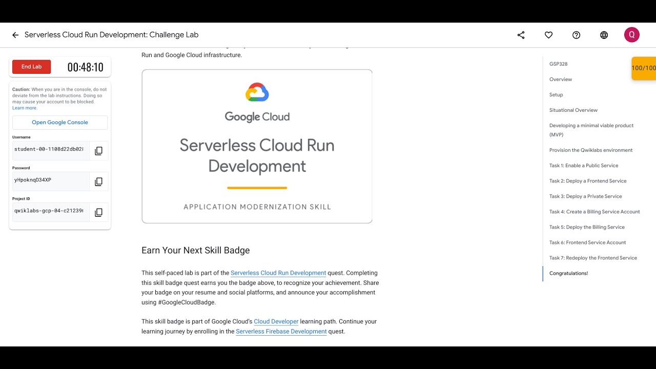 Serverless Cloud Run Development: Challenge Lab || #GCRF || #qwiklabs || #GSP328