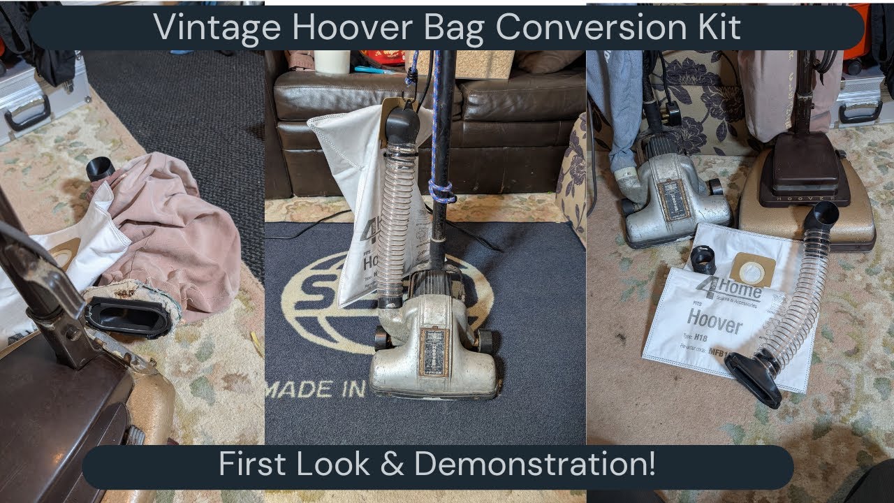 Custom bag conversion for Vintage Hoovers! 612/638/912/119/1224/370/375 and more!