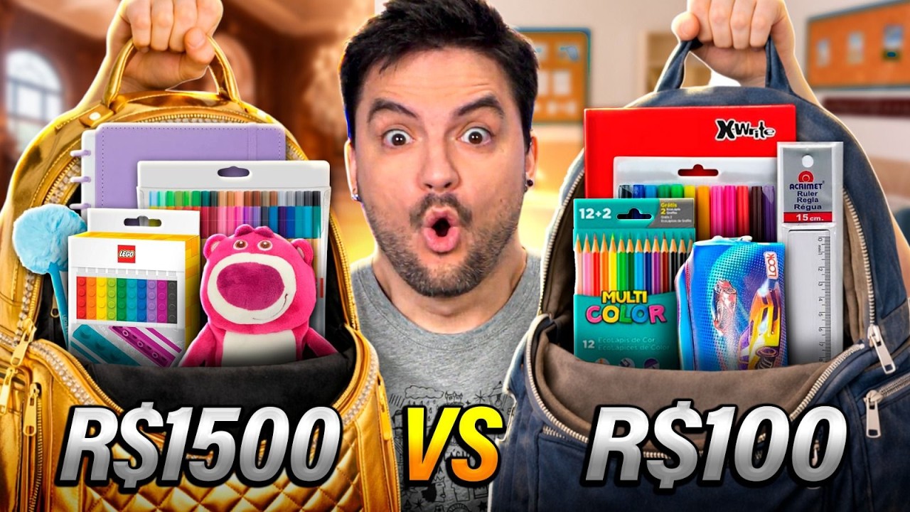 CARO vs BARATO - MATERIAL ESCOLAR!