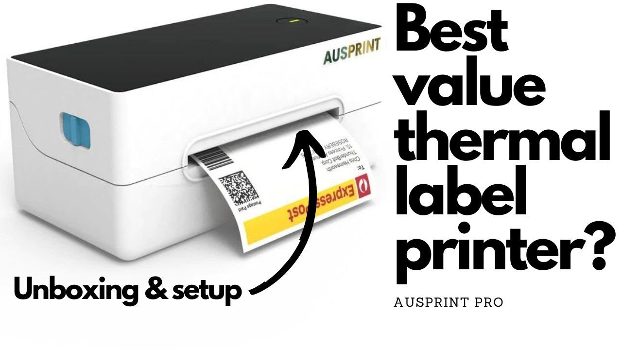 Unboxing the AUSPRINT thermal label printer [ setup testing video ] better than Dymo?