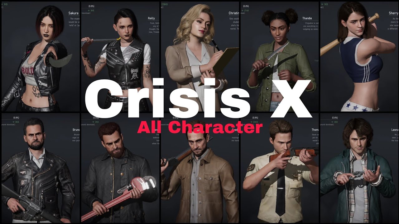 Crisis X (all Character and Character Customization)