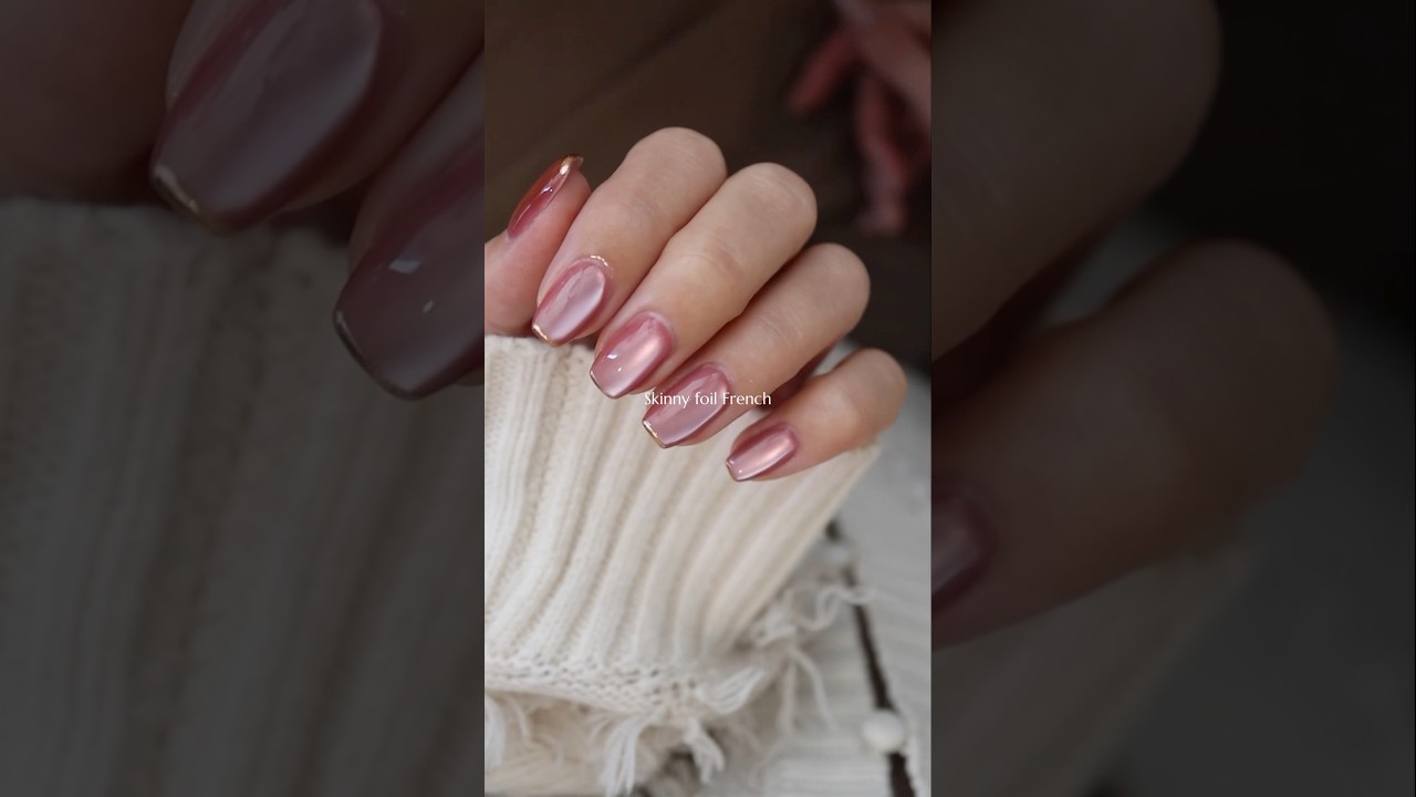 100均アイテムで簡単アレンジ🪄 #セルフネイル #ジェルネイル #マグネットネイル