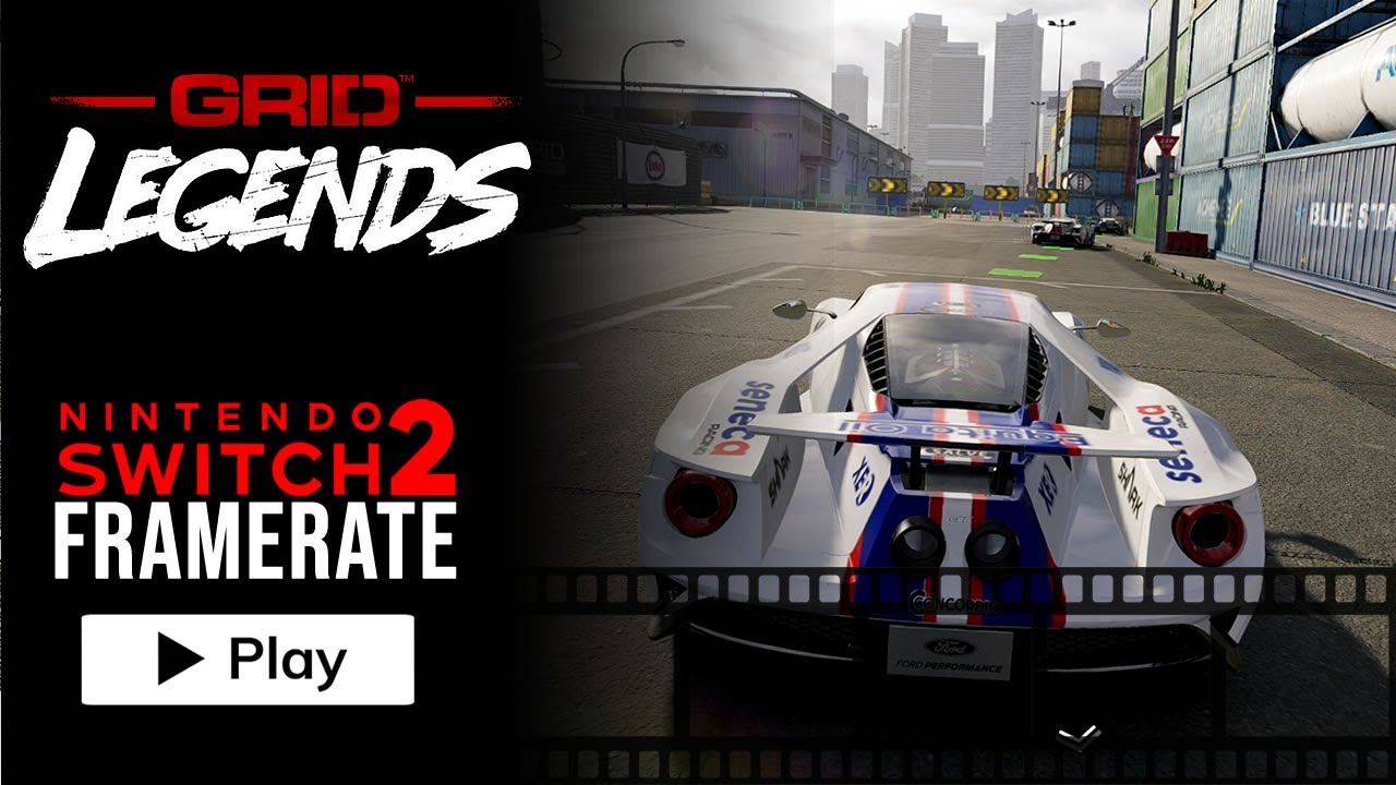 GRID Legends - Nintendo Switch 2 Frame Rate Test (DOCKED)