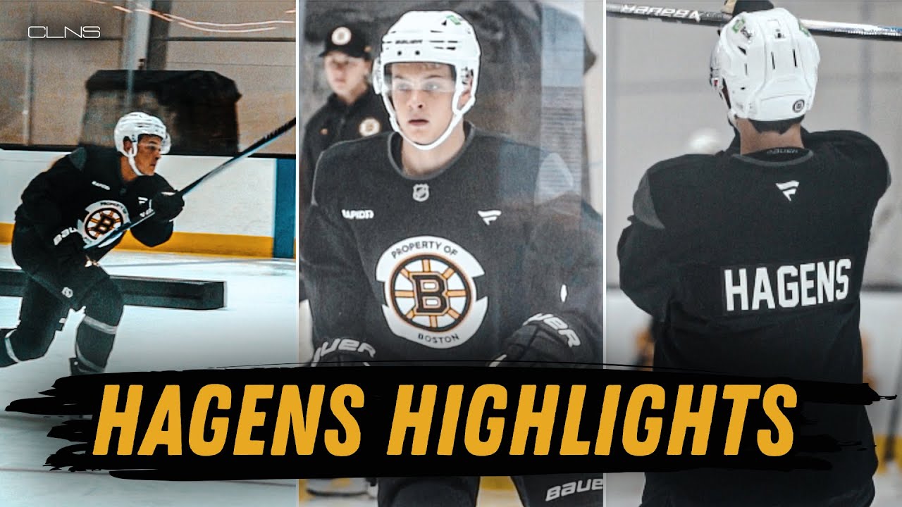 HIGHLIGHTS: James Hagens Shows Off Dynamic Skating and Scoring at Bruins Dev Camp