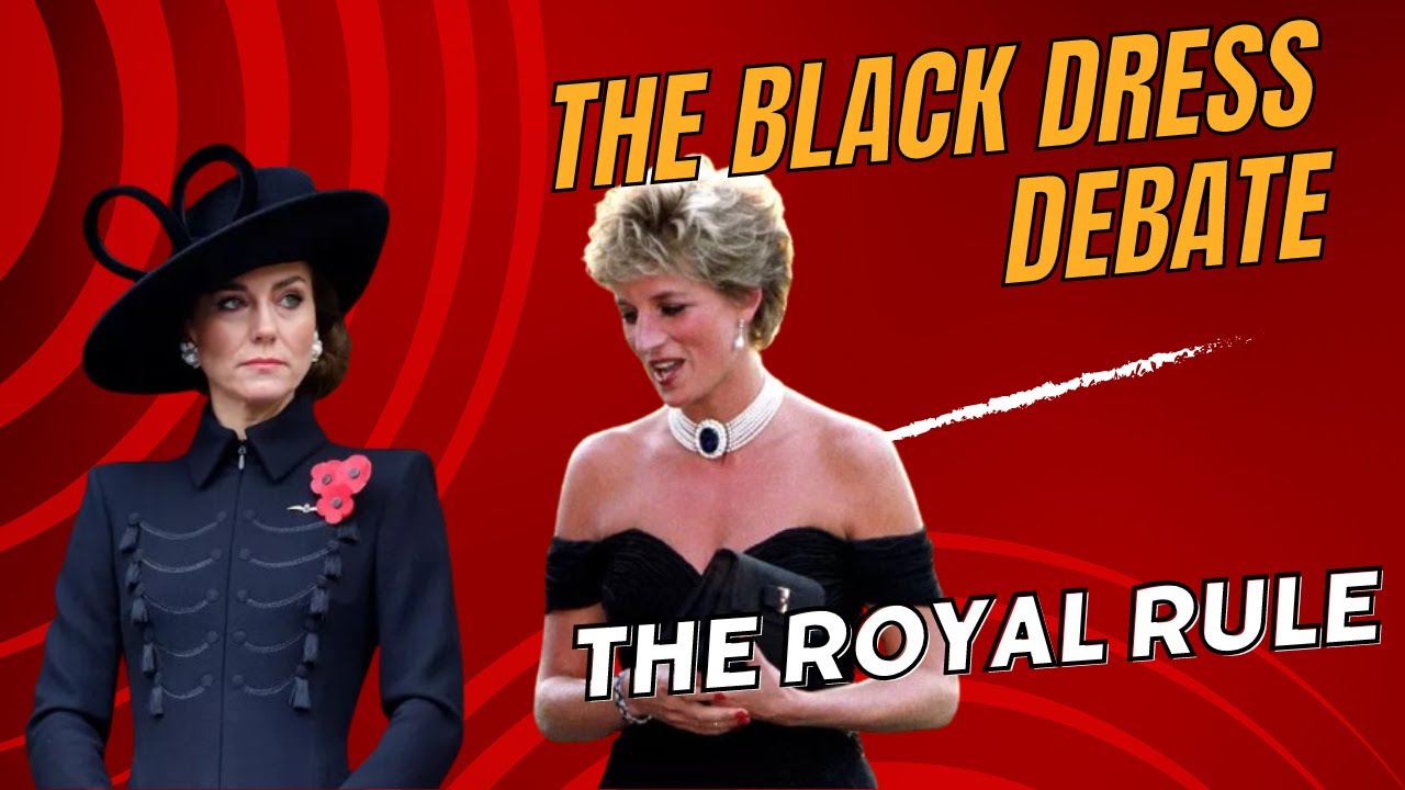 The Black Dress Debate: How Kate Middleton Sticks to a Royal Rule Princess Diana Loved to Break
