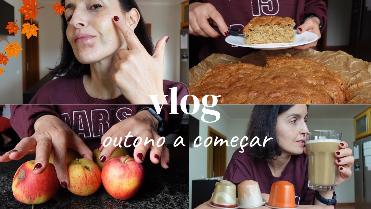 VLOG | outono a entrar 🍂, acidente no percurso, pequenos prazeres da estação ☕ e bolo de maçã 🍎