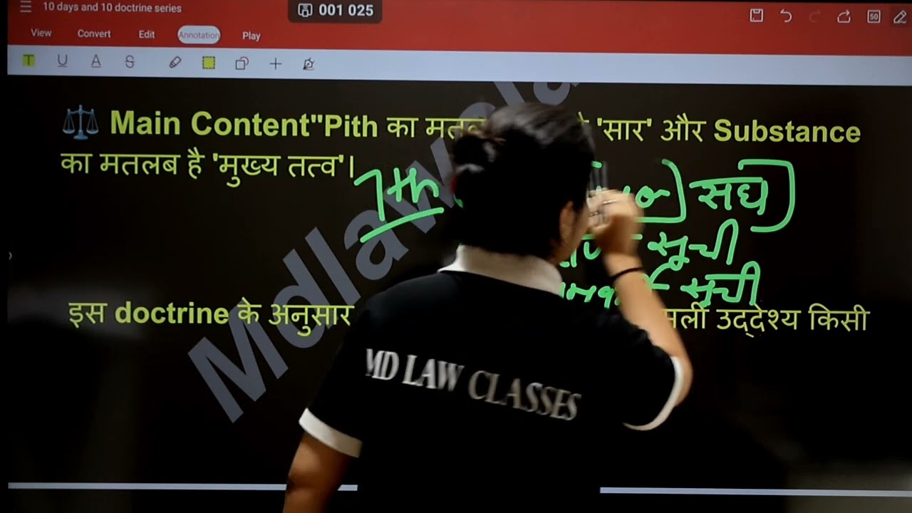 सार एवम तत्व का सिद्धांत | Doctrine of Pith and Substance Explained