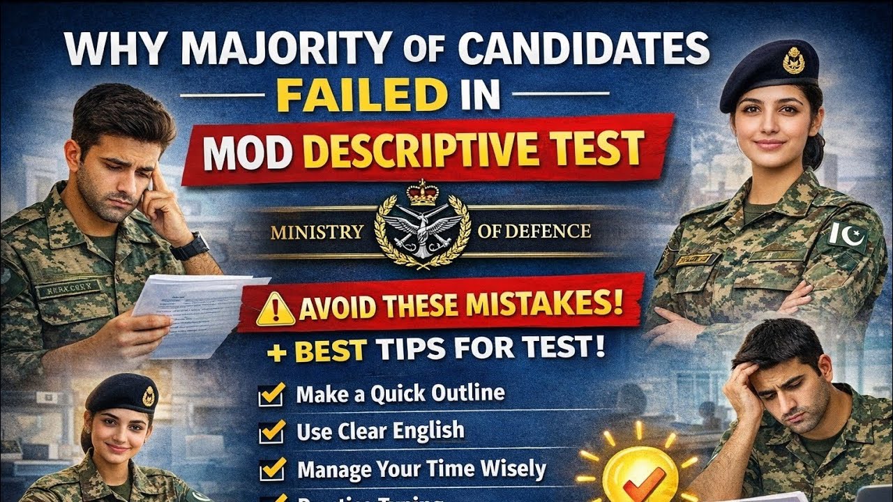 Why Majority Failed in Ministry of Defence MOD Analyst Descriptive Test &ndash; Avoid Mistakes & Top Tips!