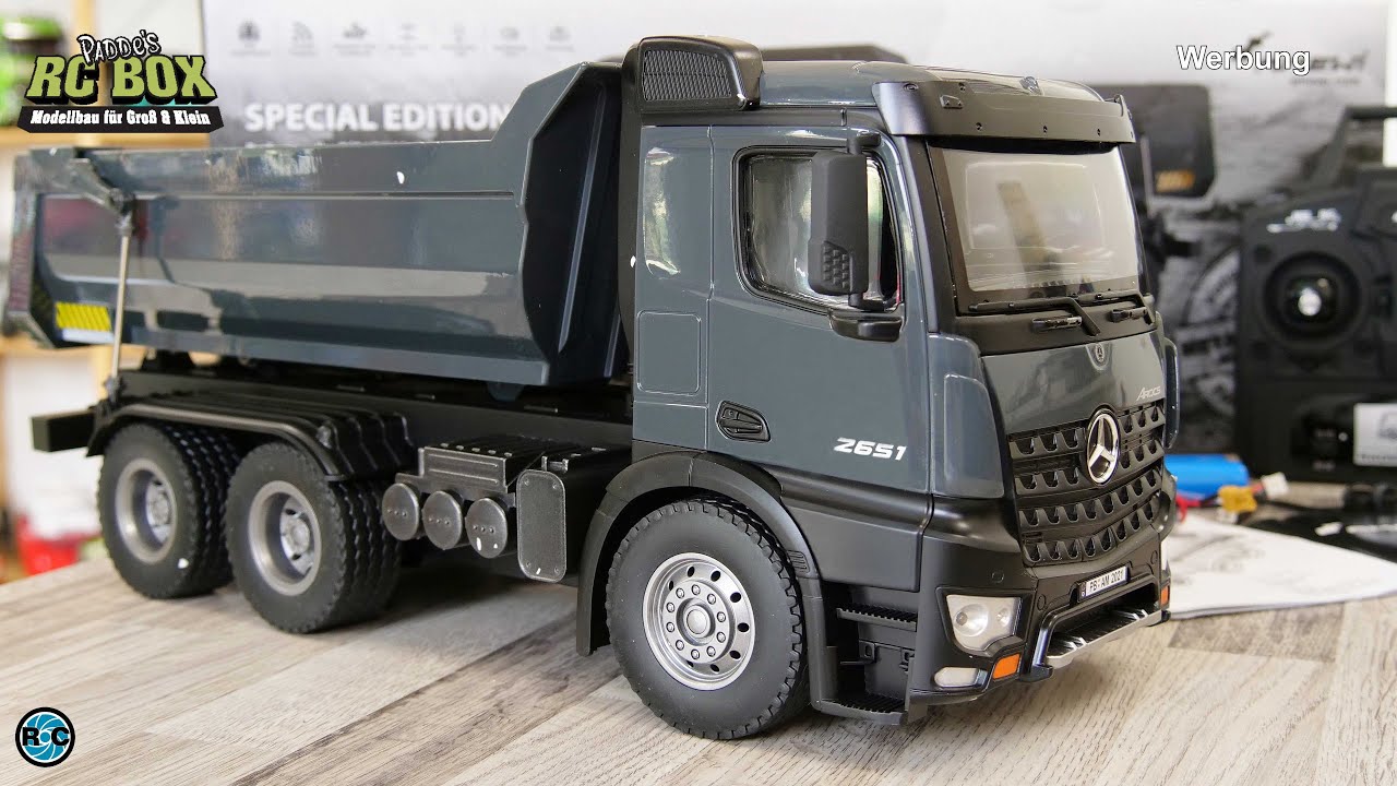 REALISTIC MERCEDES AROCS MODEL TRUCK BY AMEWI | RC TRUCK UNBOXING