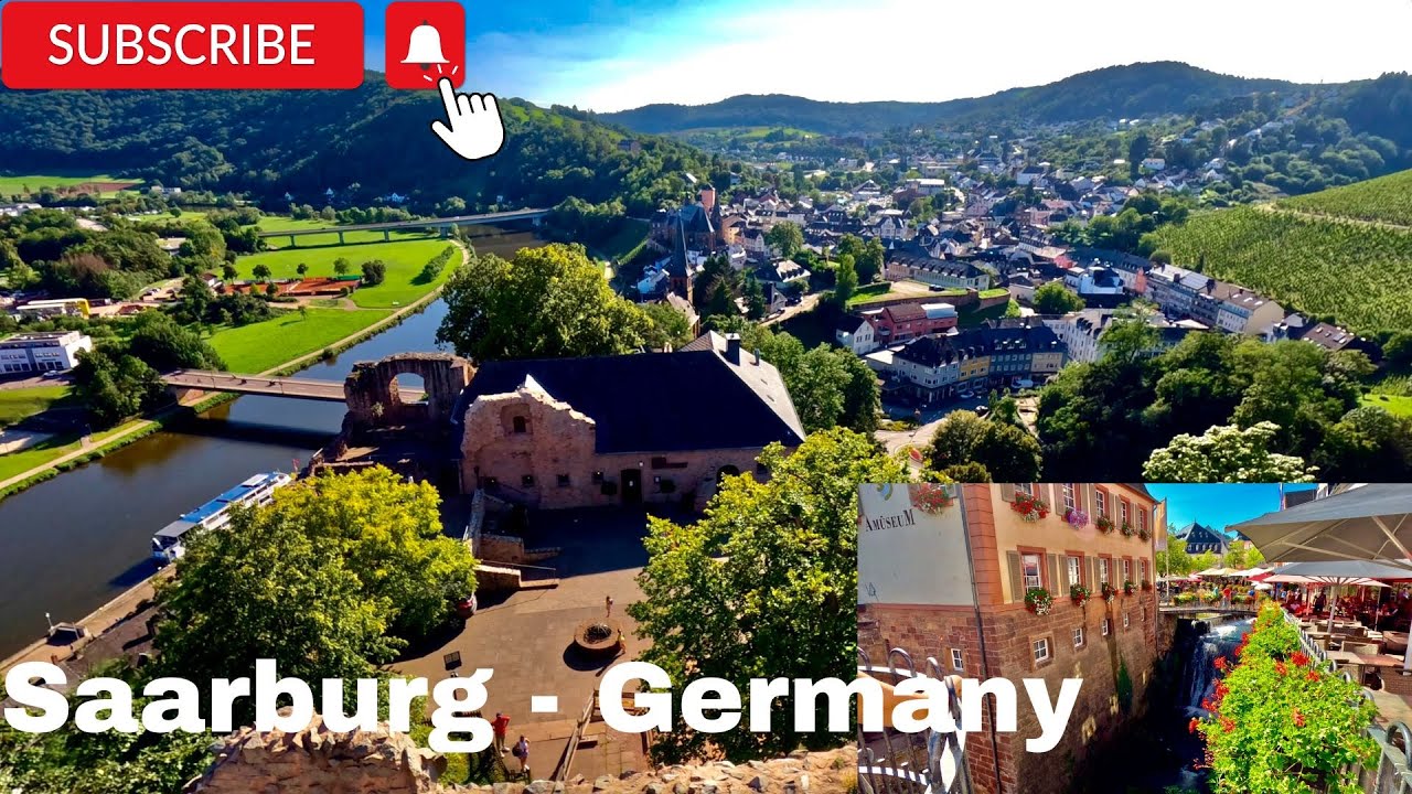 Saarburg - Germany, 4K.