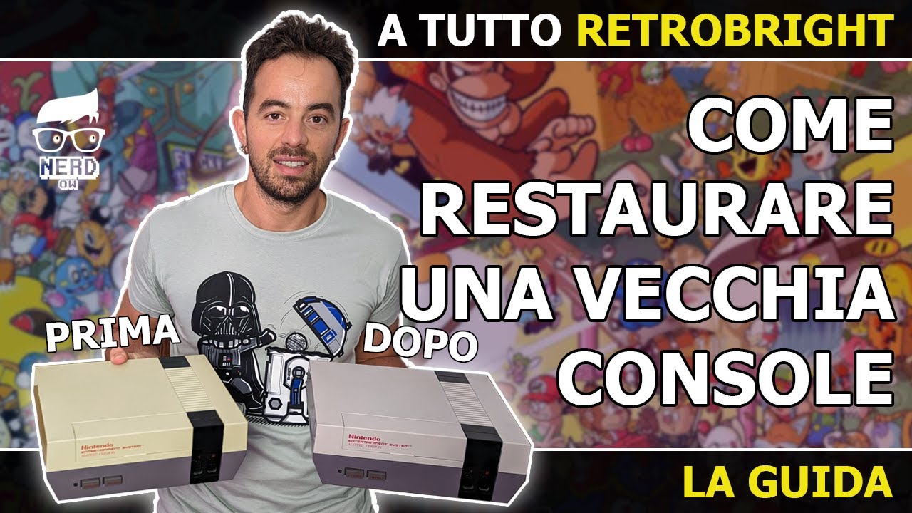 Come restaurare una vecchia console. A tutto Retrobright!