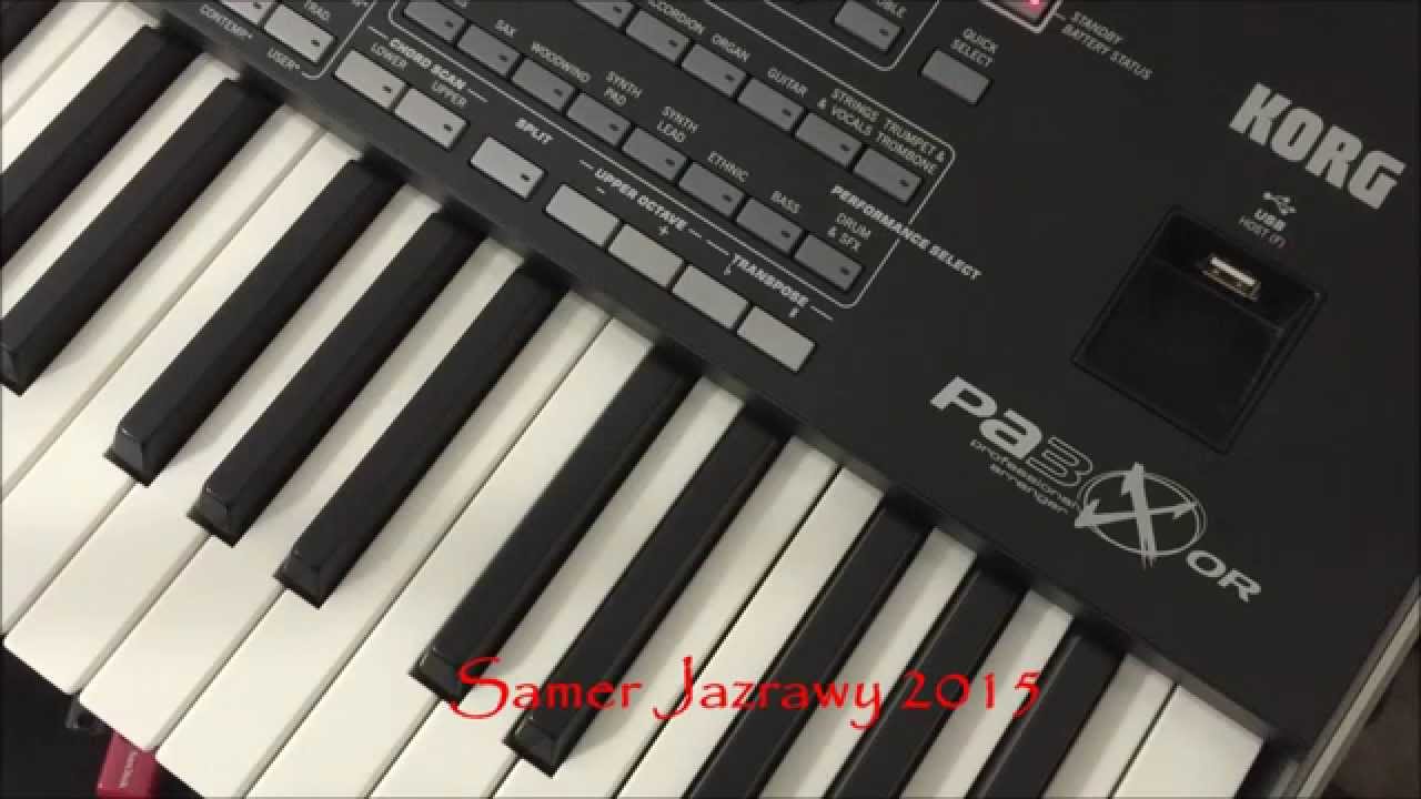 Korg pa3x OR formatting &restore by Samer Jazrawy 2015فورمات السوبر اورينتال