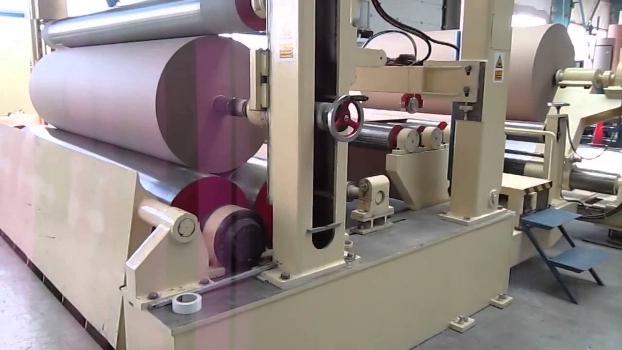 Large Paper Rewinding Machine with Hydraulic Uninding stands