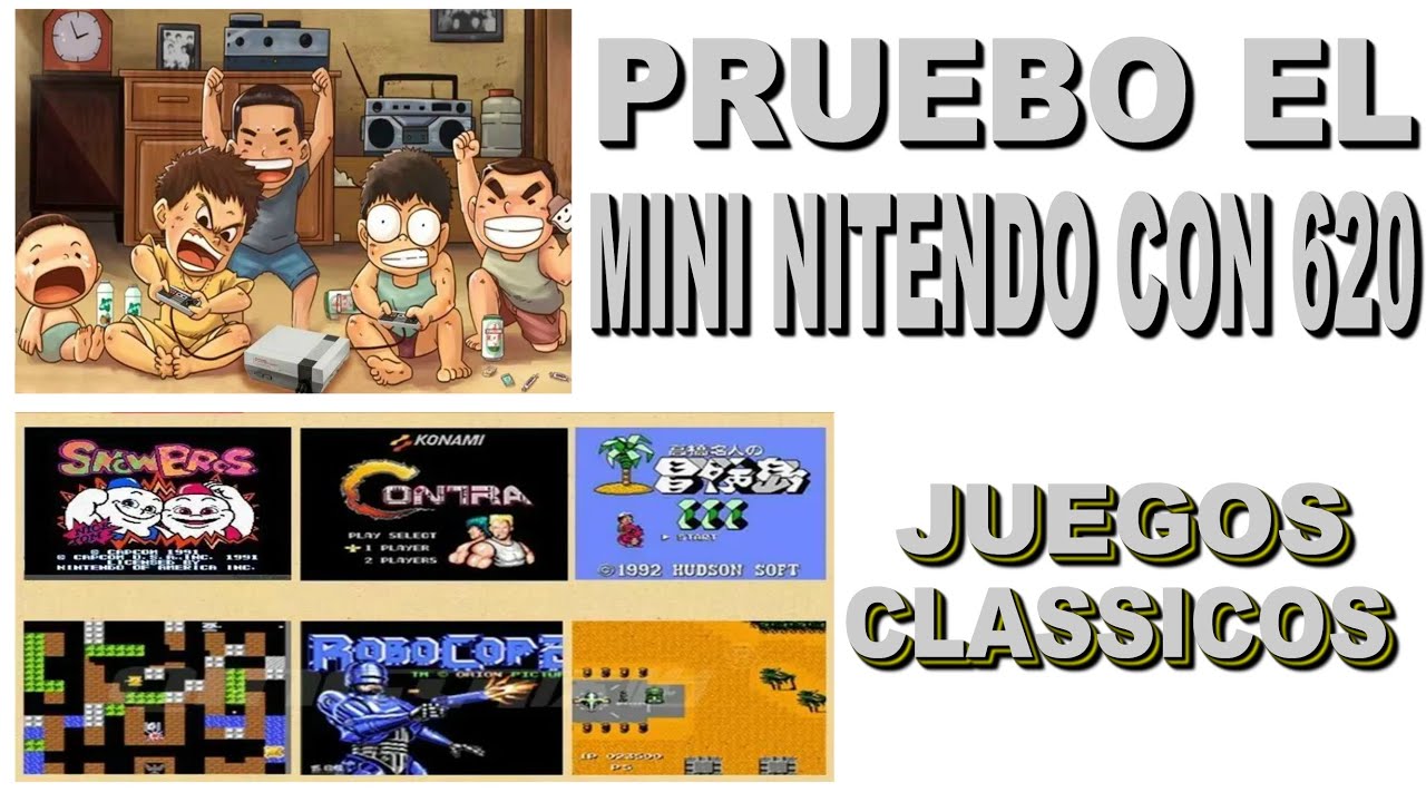 MINI NITENDO CLASSICO CON 620 JUEGO