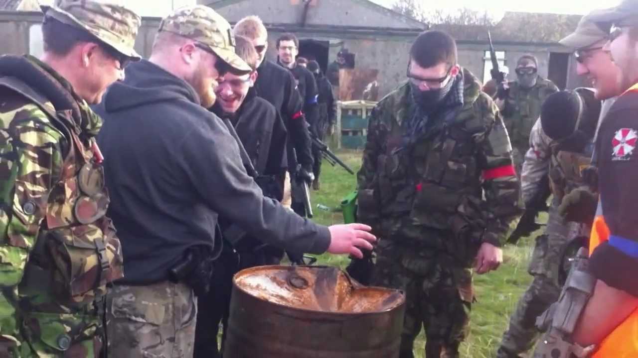 Paintball Bomb Carnage! 1000 paintball explosion at Fife Wargames Airsoft in Scotland