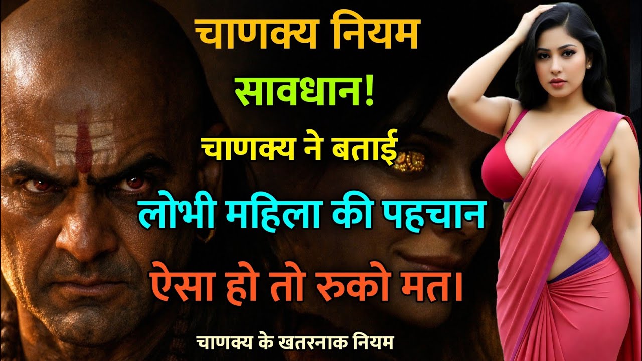 चाणक्य ने बता दी लोभी महिला की असली पहचान | जो हर पुरुष को जाननी चाहिए