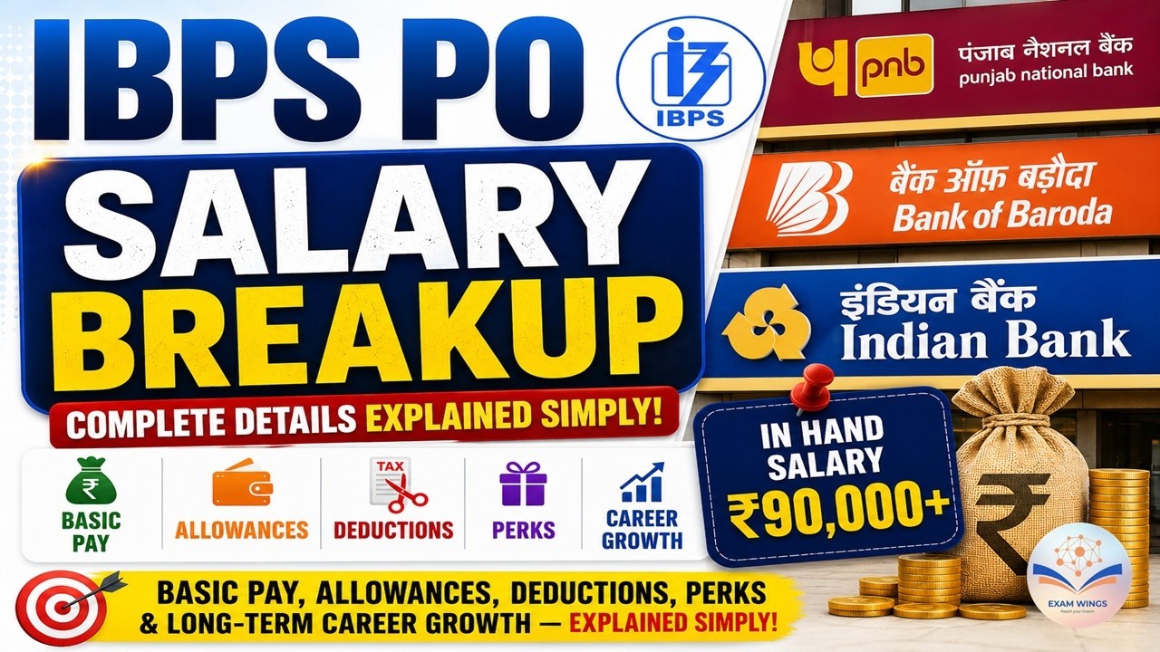 IBPS PO Salary Explained 2026 | ₹90,000+ Salary? Basic Pay, Allowances, Perks & Promotion