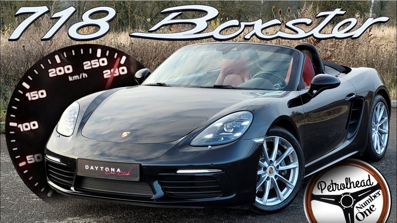 2020 Porsche 718 Boxster PDK (300 KM) | V-MAX, 0-100, 100-200 km/h, Test, AUTOBAHN. | 4K