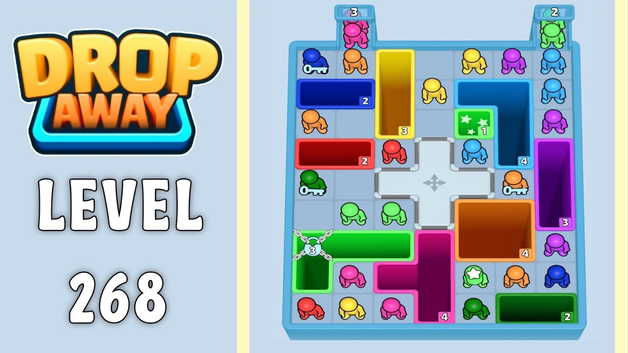Drop Away level 268 solution