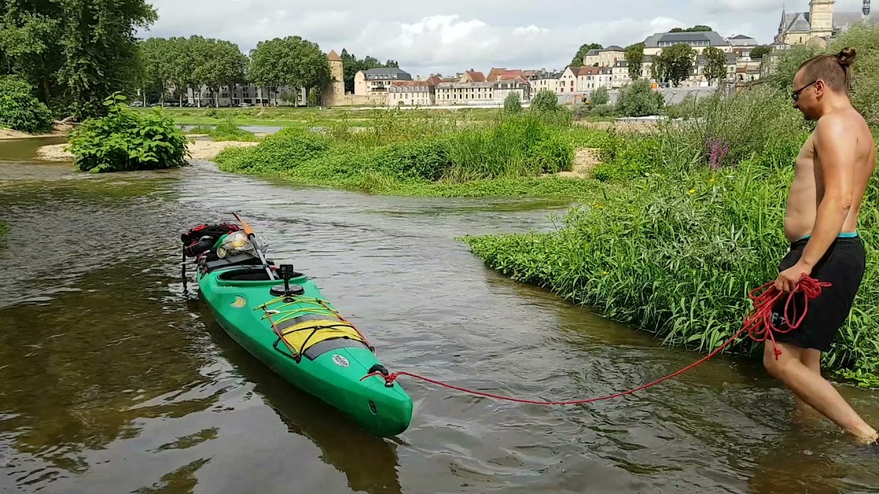 Loire Kajaktour 2021 Tag 6, Flusswandern Frankreich