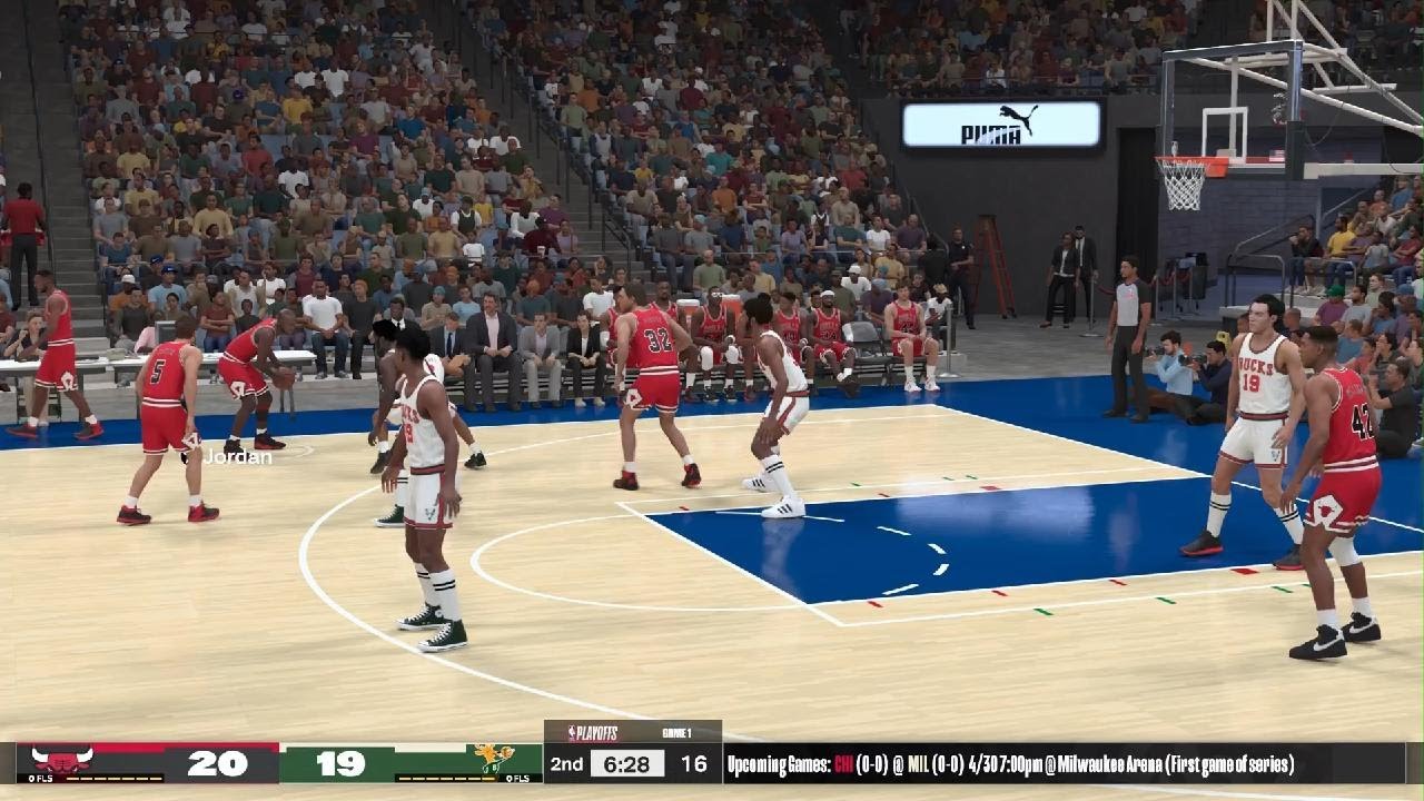 NBA 2K24_Bulls 93 vs Bucks 71 Game 1