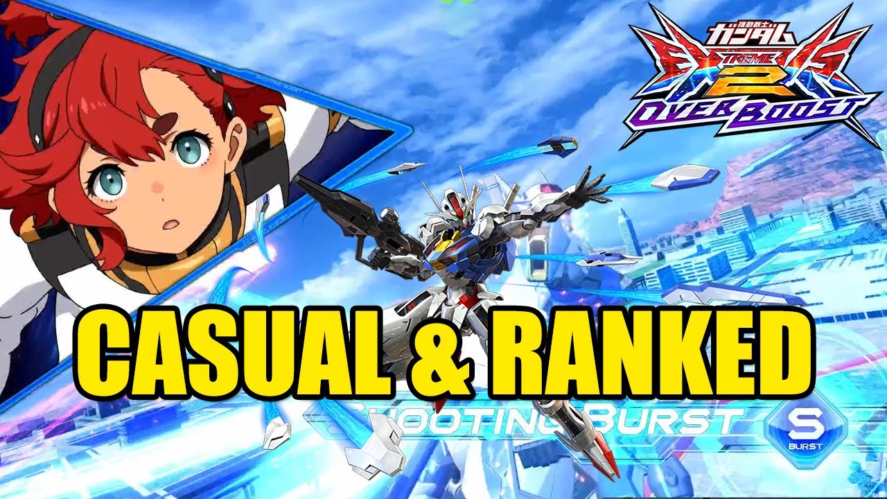 Gundam Aerial Casual & Ranked Match Gameplay | Gundam Extreme Vs 2 OverBoost