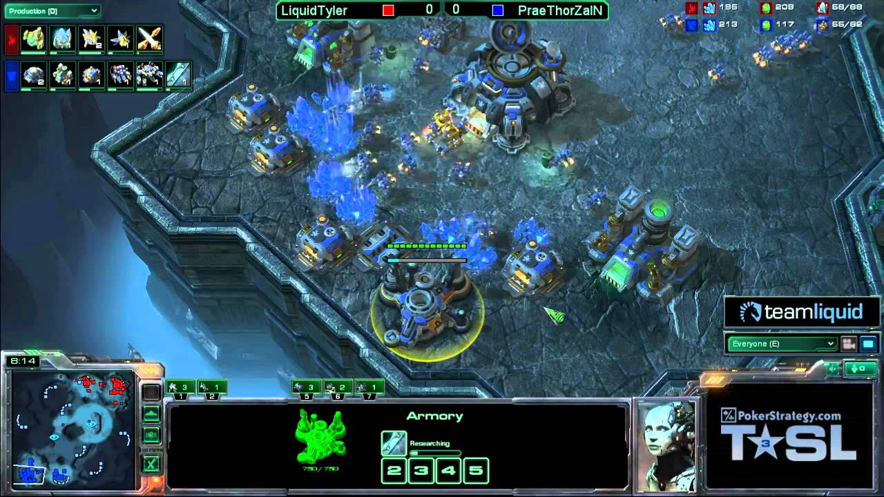 Game 1 - Liquid`Tyler vs Prae.ThorZaIN - TSL3 Ro16 Match 1