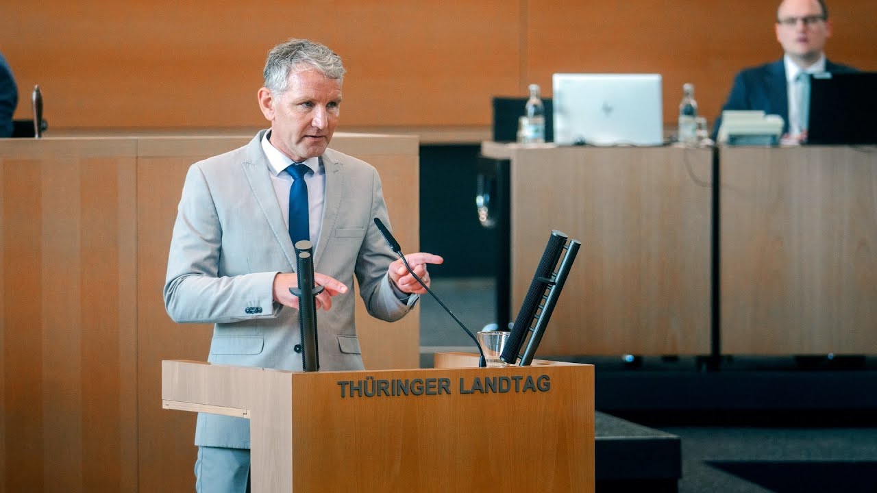 Spontanintervention von Björn Höcke im Rahmen der Grundsteuerdebatte im Thüringer Landtag