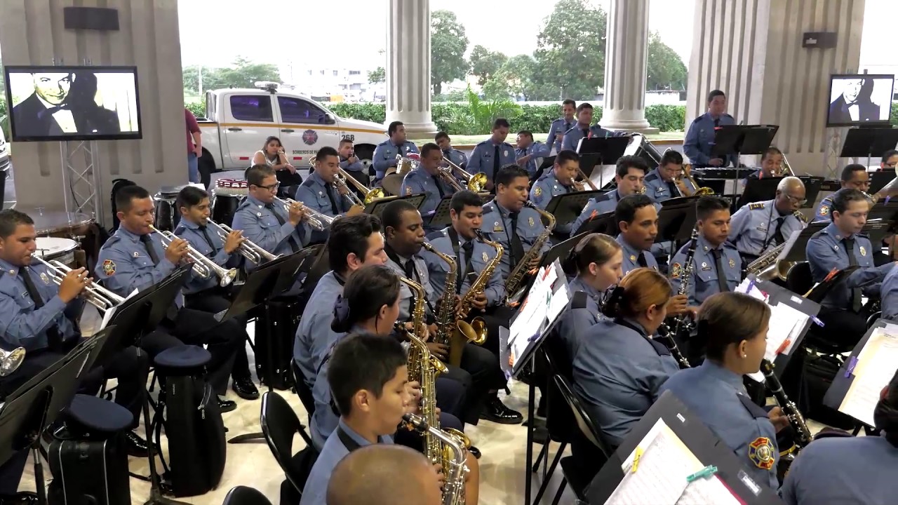 Banda de Música Bomberos Panamá–Lamento–Dir. Tte. Coronel Armando Villa-Video Tino Castro