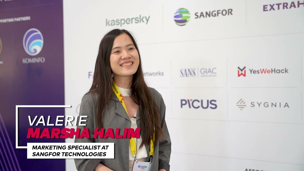 IndoSec 2024 | Valerie Marsha Halim, Marketing Specialist at SANGFOR Technologies