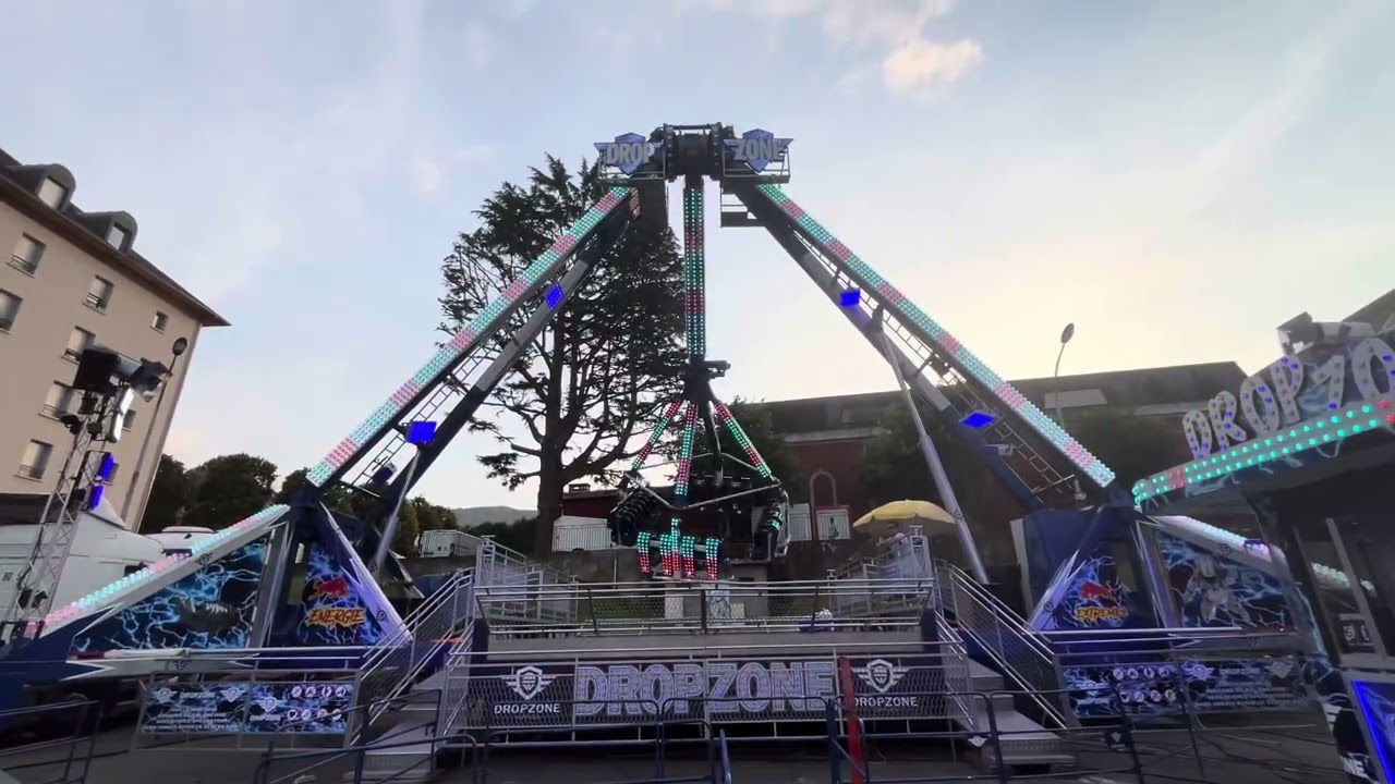 DROP ZONE ( OFF RIDE DE JOUR ) FÊTE FORAINE DE LOURDES 2025