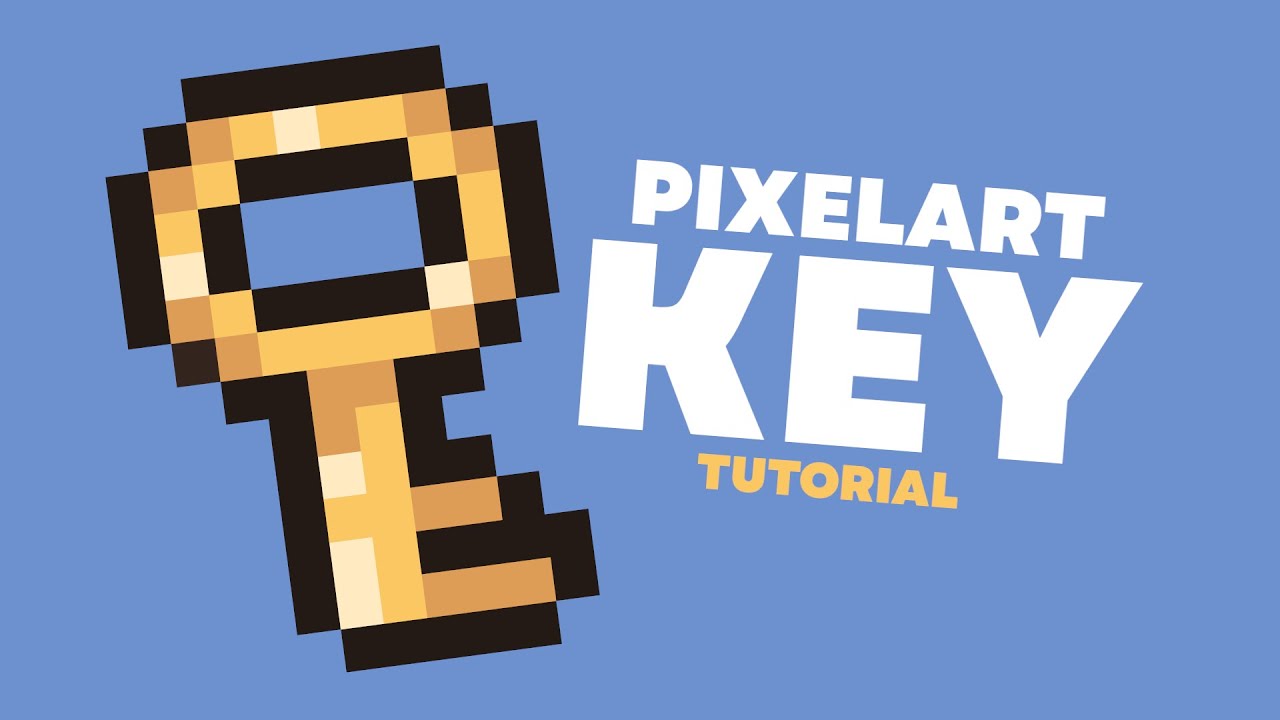 How to Make An Animated Pixel Art Key - Aseprite Tutorial