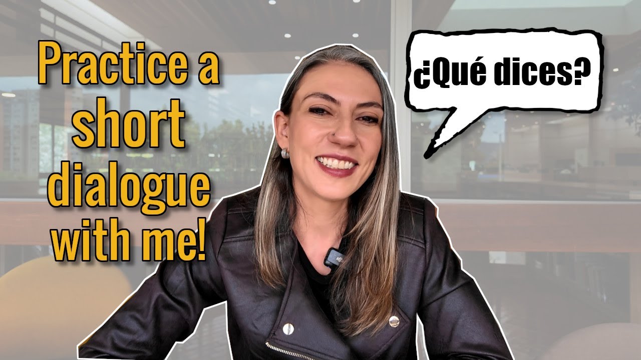 Spanish language dialogue practice B1-B2