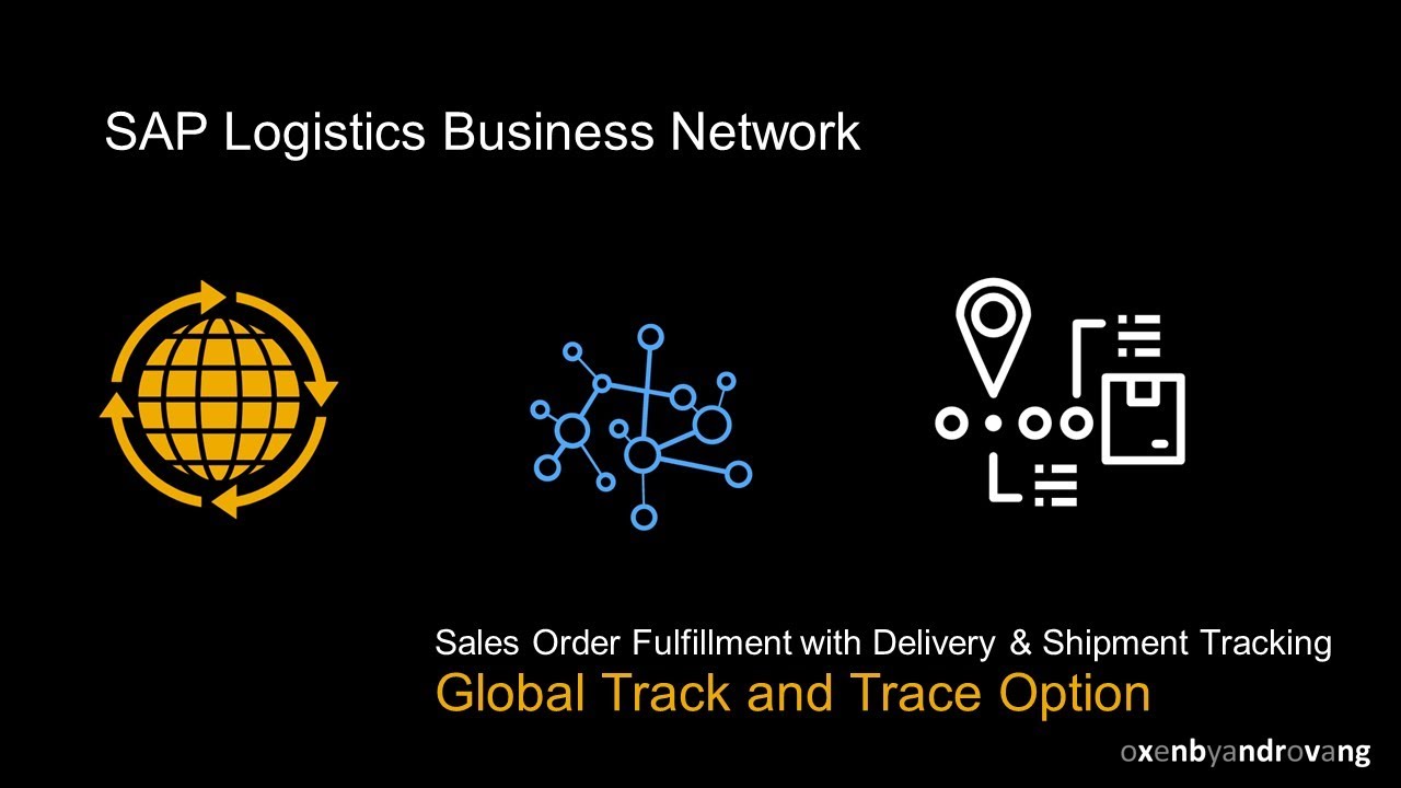 SAP LBN - Global Track and Trace Option - Sales Order Fulfillment with Delivery & Shipment Tracking