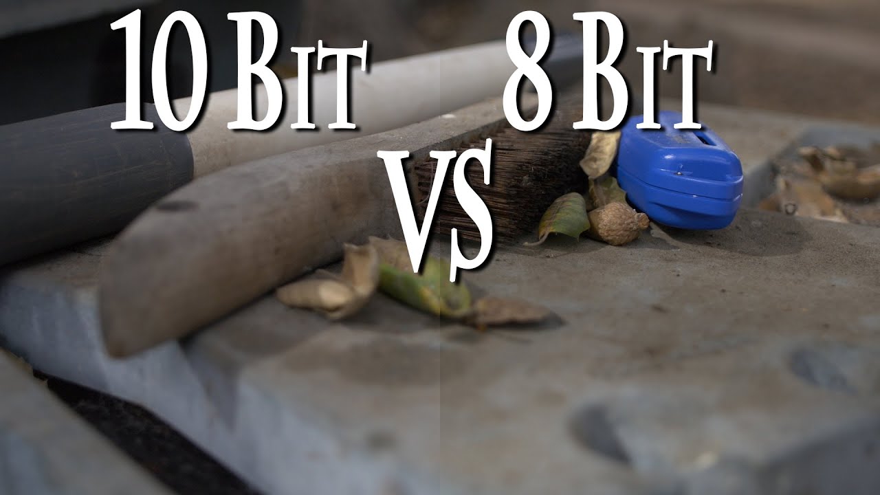 10 bit vs 8 bit field test
