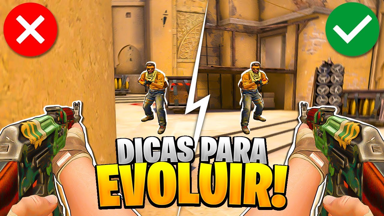 DICAS para VOC&Ecirc; EVOLUIR e UPAR de PATENTE no CS GO!