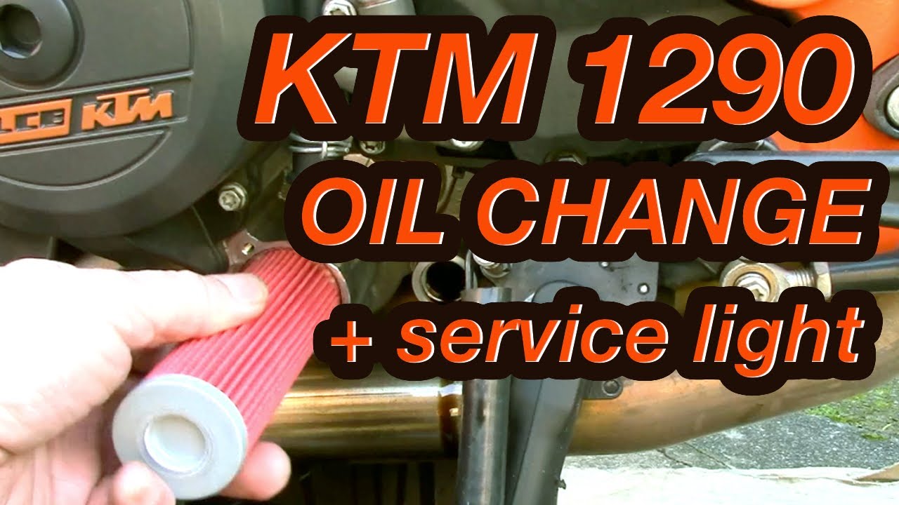 KTM 1290 - Замена масла + Сброс индикатора сервисного обслуживания #ktm #1290 #заменамасла #ktmoi...