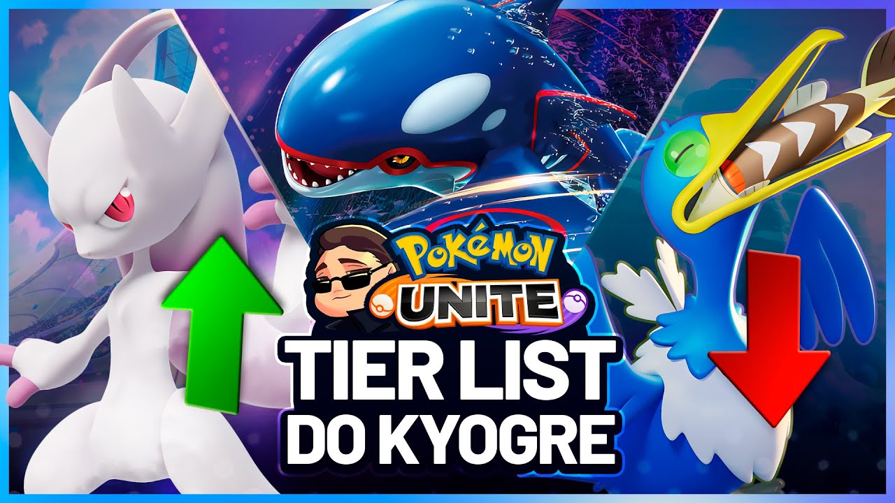 NOVA TIERLIST POKEMON UNITE! Melhores Pokemon do mapa Kyogre!