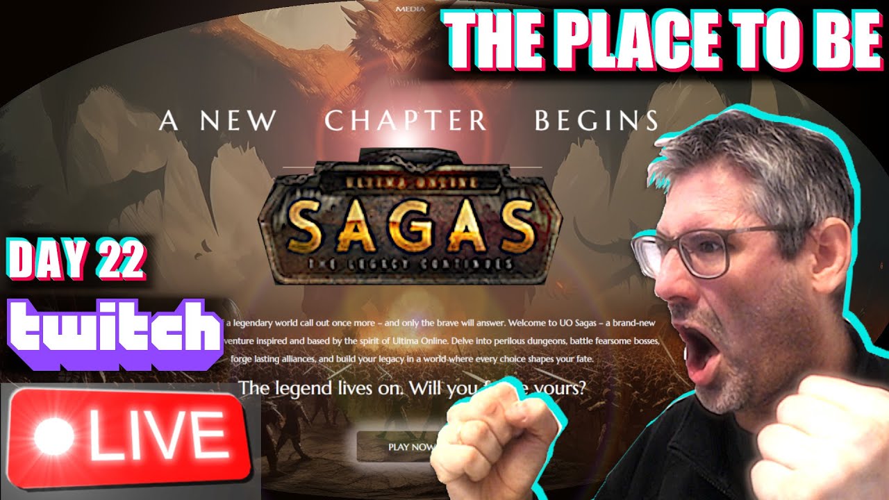 🔴THIS IS WHAT THE ULTIMA ONLINE COMMUNITY NEEDED!!! UOSAGAS !!! Day #22 